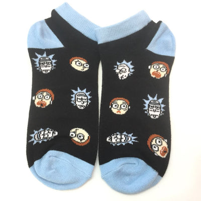 Rick and Morty Ankle Character Socks