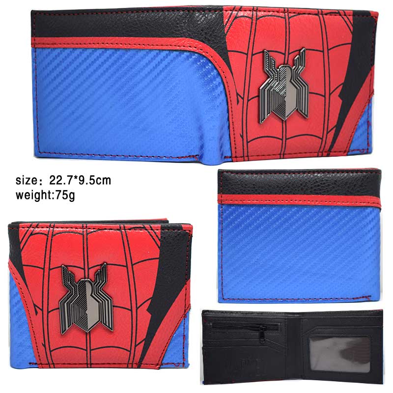 Character Wallet - Marvel Spiderman Metal Badge