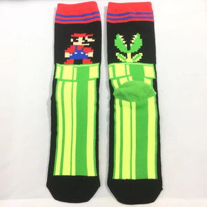 Super Mario Long Character Socks