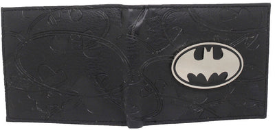 Character Wallet - Batman metal badge
