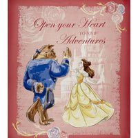 Beauty and the Beast Panel Cotton Fabric