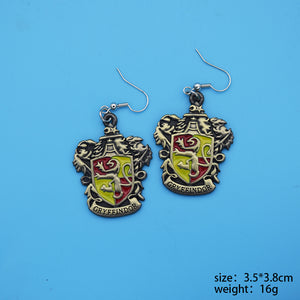 *Harry Potter Dangle Earrings - Gryfindoor