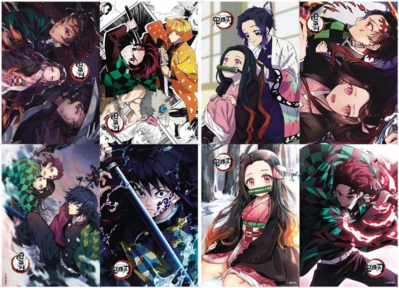 Demon Slayer A3 Poster Set (8 Posters)