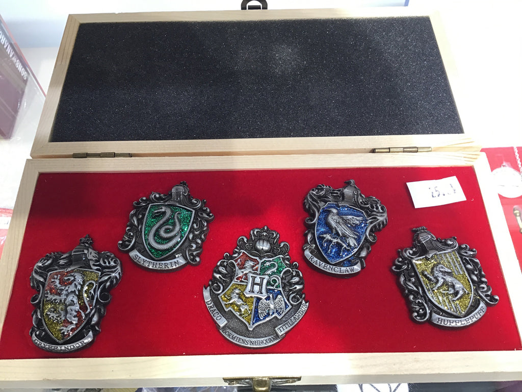 Harry Potter House Pins Box  Set
