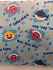 Baby Shark Scatter Cotton Fabric