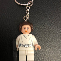 Star Wars Princess Leia Lego  Style Keyring