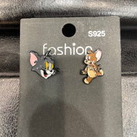 Anime Earrings - Tom & Jerry