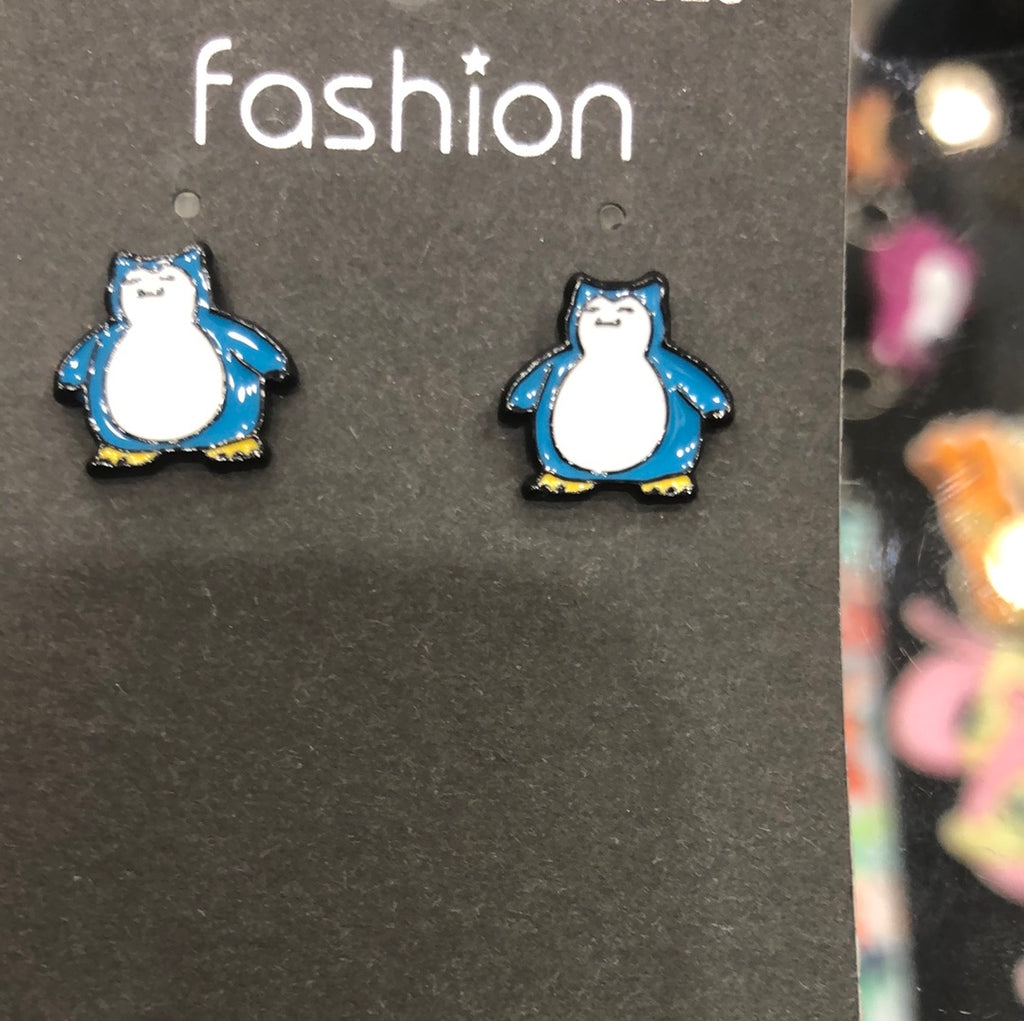 Anime Earrings - Pokemon Snorlax