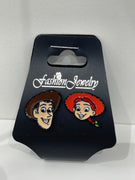 Disney Earrings - Toy Story Woody and Jessie