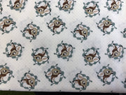 Bambi Cameo  Sketch Scatter Cotton Fabric