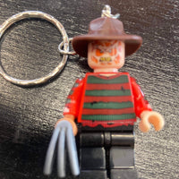 Freddy Kruger Lego  Style Keyring