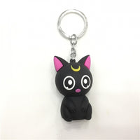 Sailor Moon Cat 3D  PVC  Keyring
