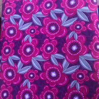 Pink Flower Floral Quilting Cotton Fabric