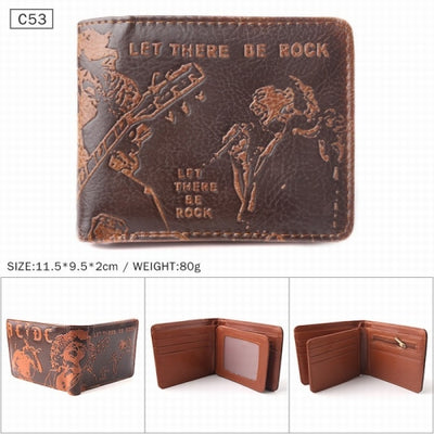 Character Wallet - AC DC  Embossed