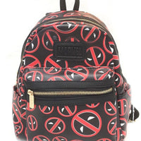 Deadpool PU Leather Backpack handbag