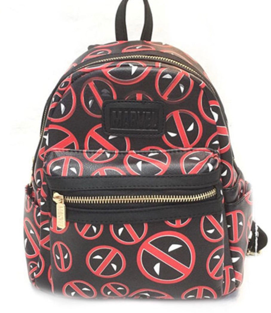 Deadpool PU Leather Backpack handbag