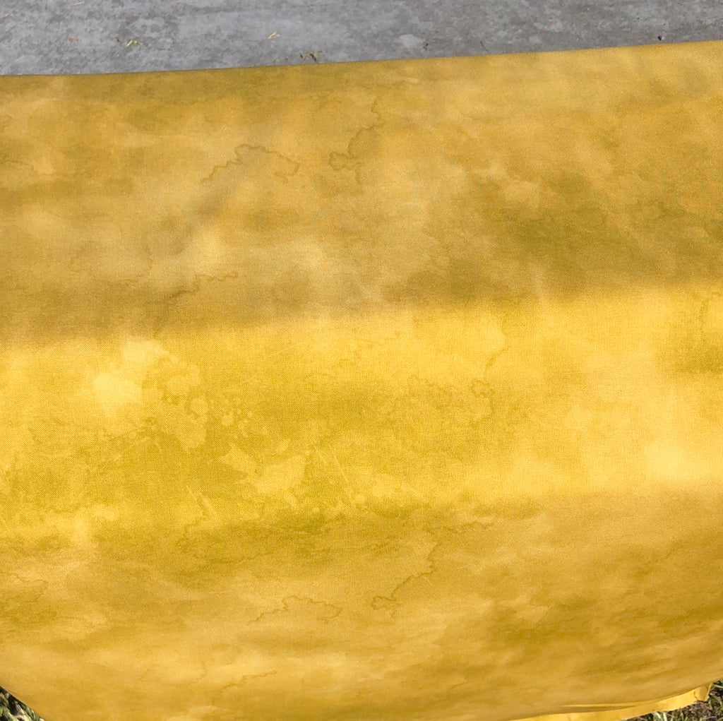 Marble Mustard Yellow Quilting Cotton Fabric