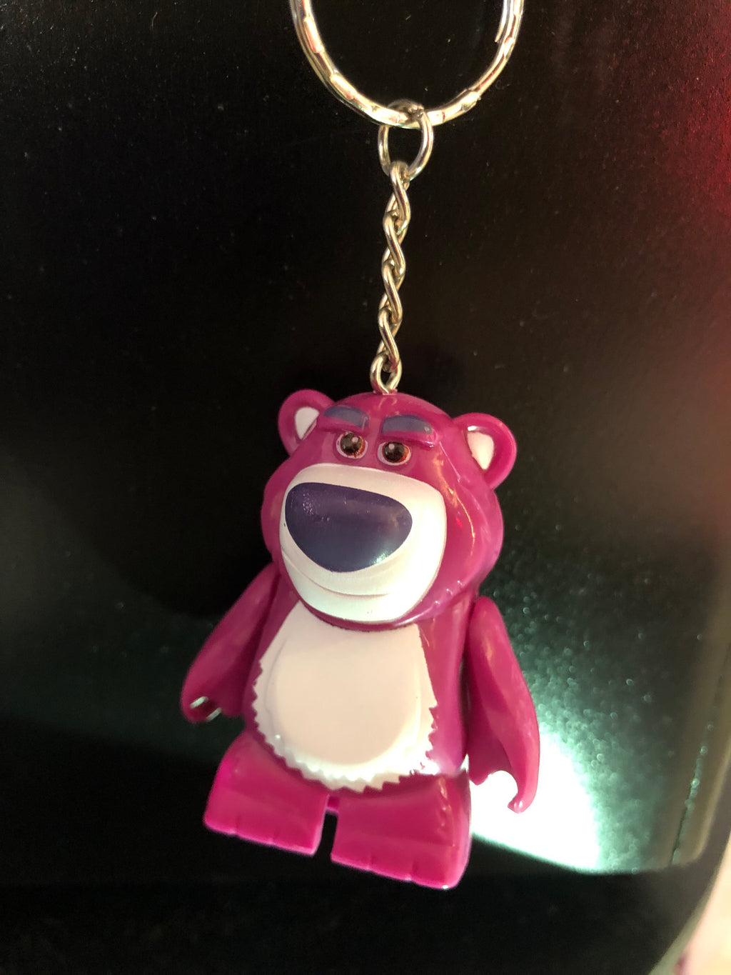 Toy Story Lotso the Bear Lego Style Keyring