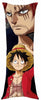 One Piece Luffy Satin Body Pillow