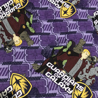 Marvel Guardians of the Galaxy Shield Character Cotton Fabric