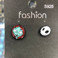 Anime Earrings - Disney Jack skeleton and sally