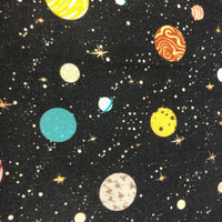 Planets Solar System Quilting Cotton Fabric