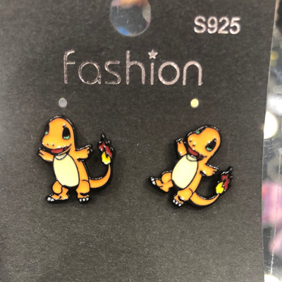Anime Earrings - Pokémon Charmander