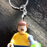 Morty from Rick and Morty Lego Keyring