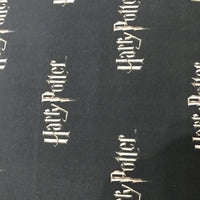 Harry Potter Digital Printed Movie Logo Cotton Fabric
