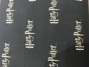 Harry Potter Digital Printed Movie Logo Cotton Fabric