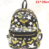 Wonder woman DC  PU Leather Backpack handbag