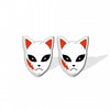 *Anime Earrings - Demon Slayer Cat Mask