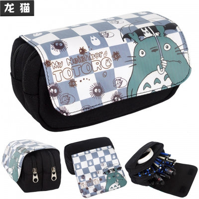 Totoro PU Leather Pencil or Accessories Bag