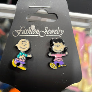 *Anime Earrings - Snoopy Charlie Brown Peanuts