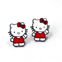 Anime Earrings - Hello Kitty