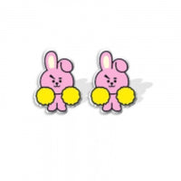 BTS Mascot Stud Earrings - Cooky