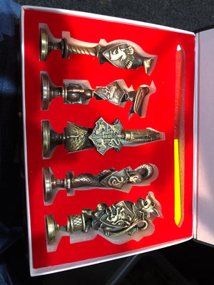 Harry Potter House Letter Seal Set