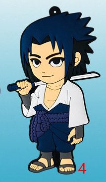 Naruto Sasuke Character PVC Keyring