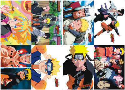 Naruto A3 Poster Set (8 Posters)