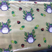 My Neighbour Totoro Yellow Quilting Cotton Fabric