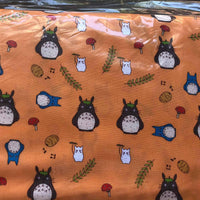 My Neighbour Totoro Orange Quilting Cotton Fabric